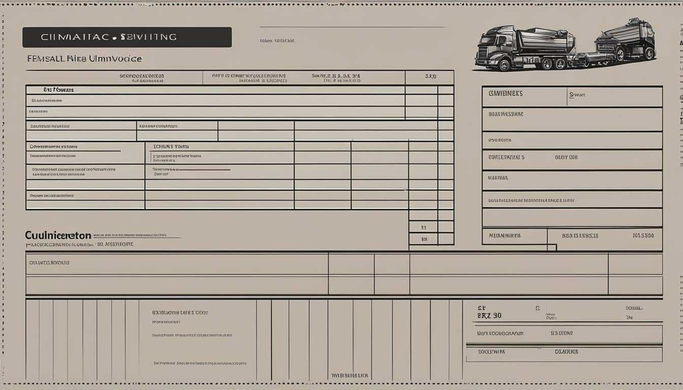 carrier invoice template