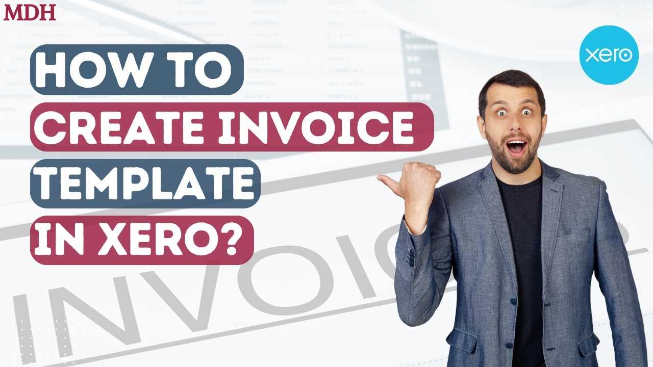 change invoice template xero