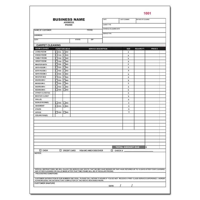 cleaning invoice template