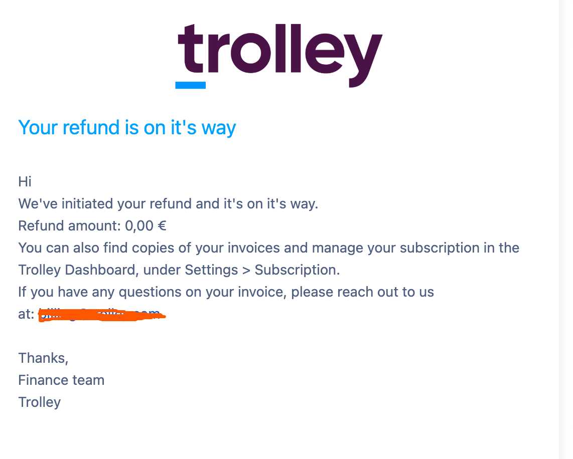 refund invoice template