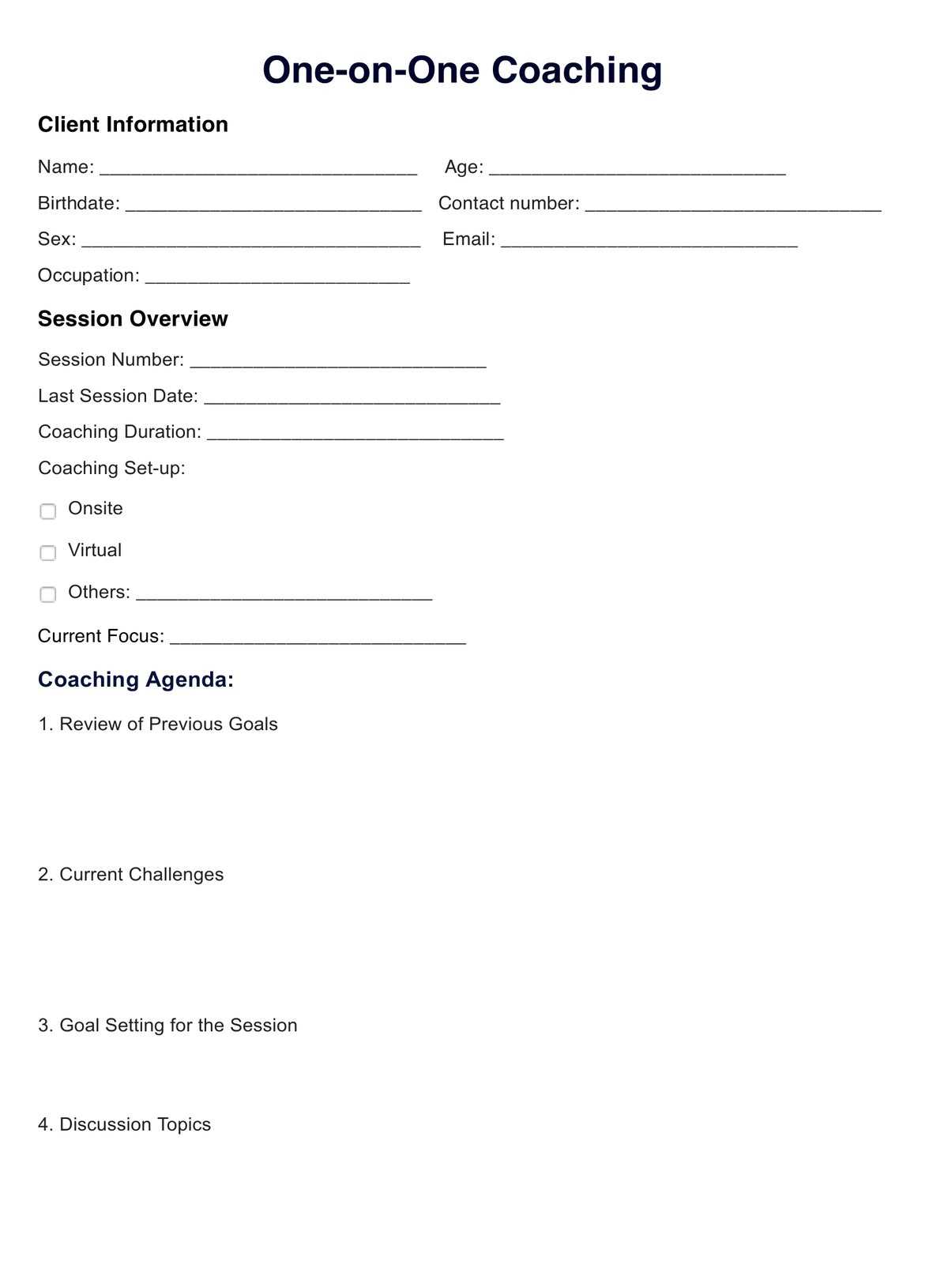 coaching invoice template