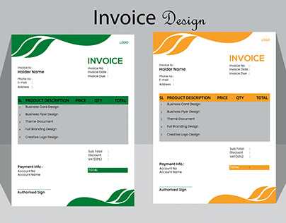 creative invoice template