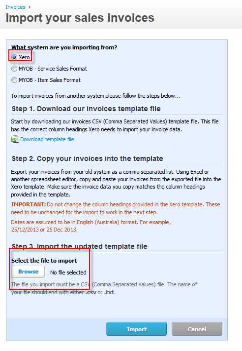 csv invoice template