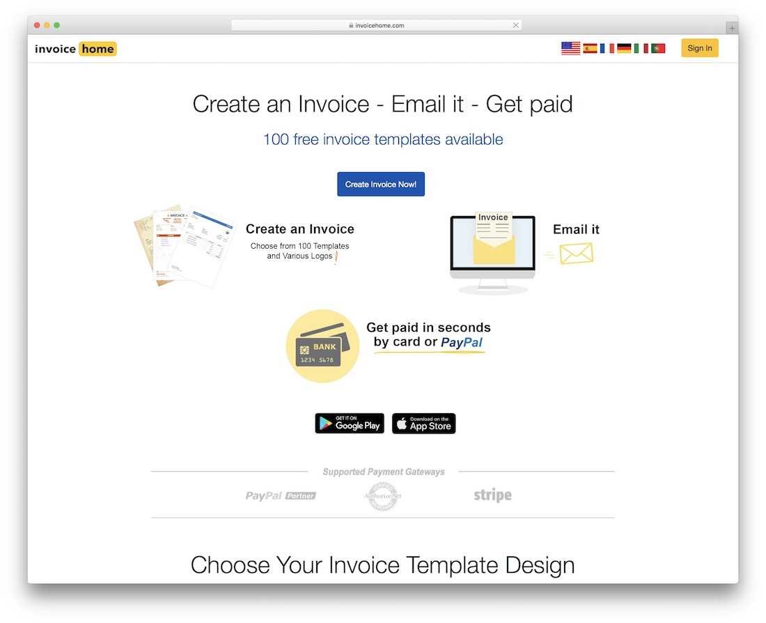 free paypal invoice template