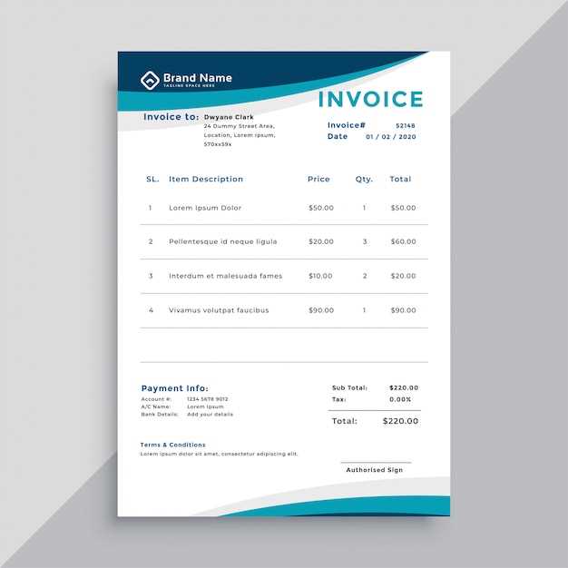 designer invoice template