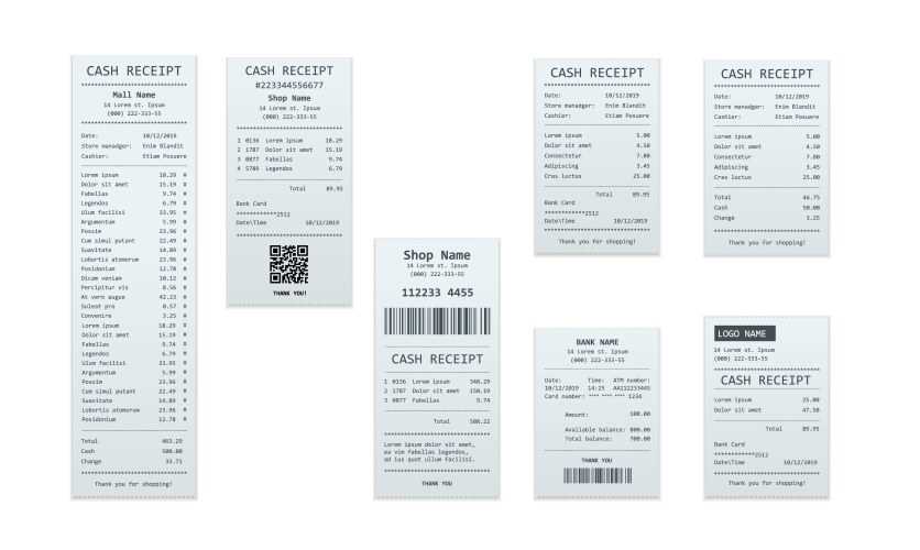 grocery store invoice template