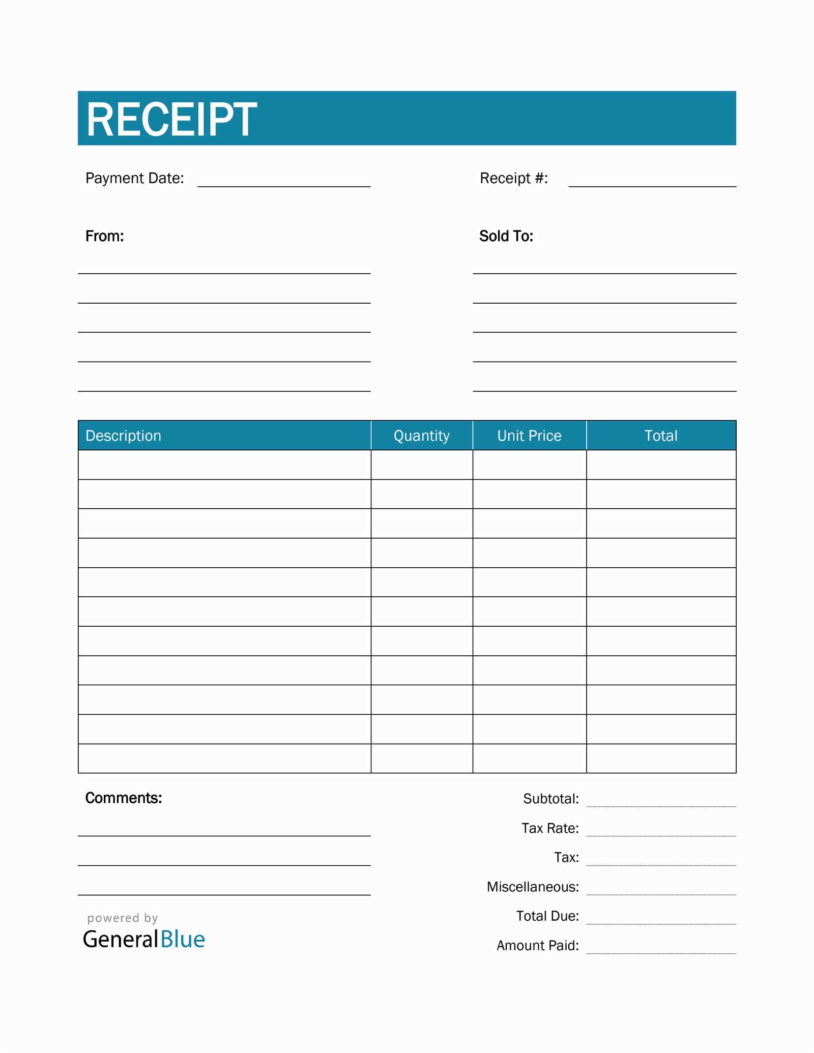 printable free invoice template pdf