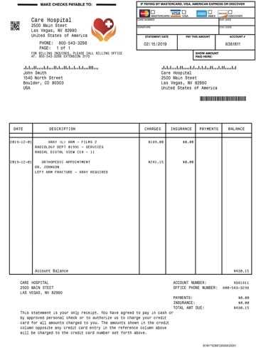 doctors invoice template