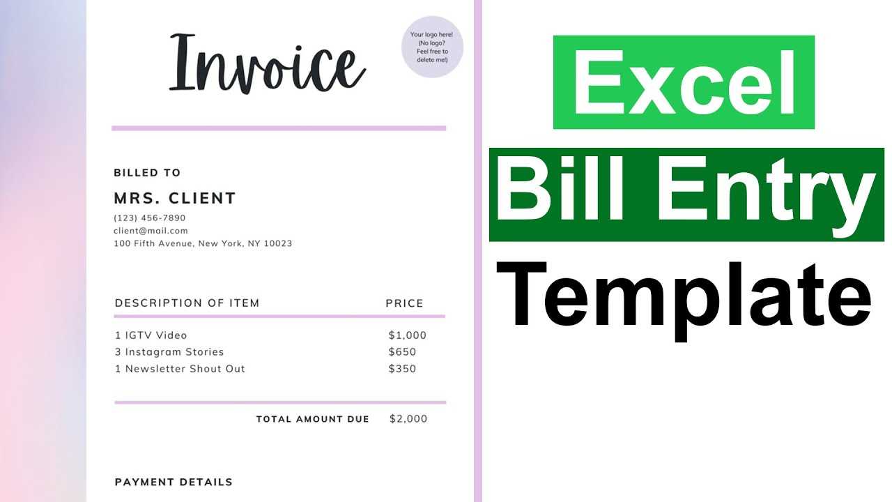 tutoring invoice template word