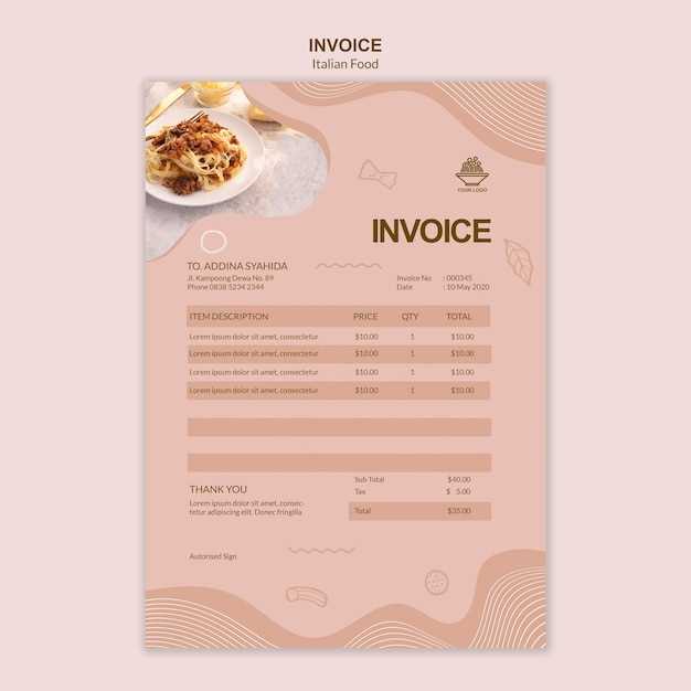 cute invoice template free download