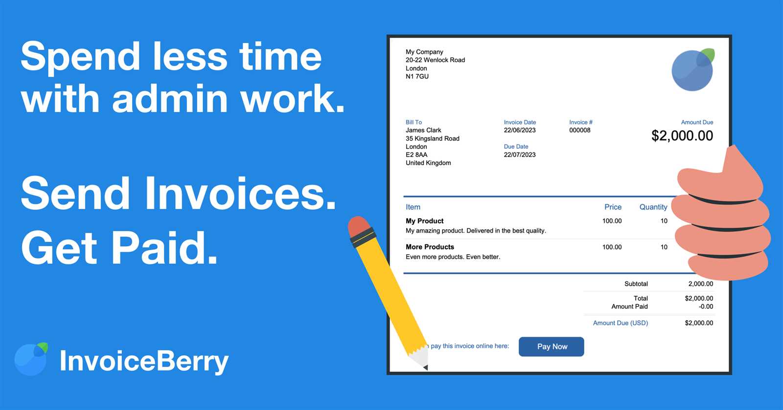 editable word invoice template