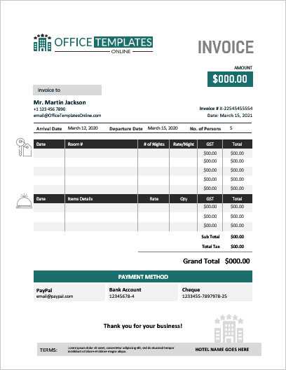 self employed blank invoice template