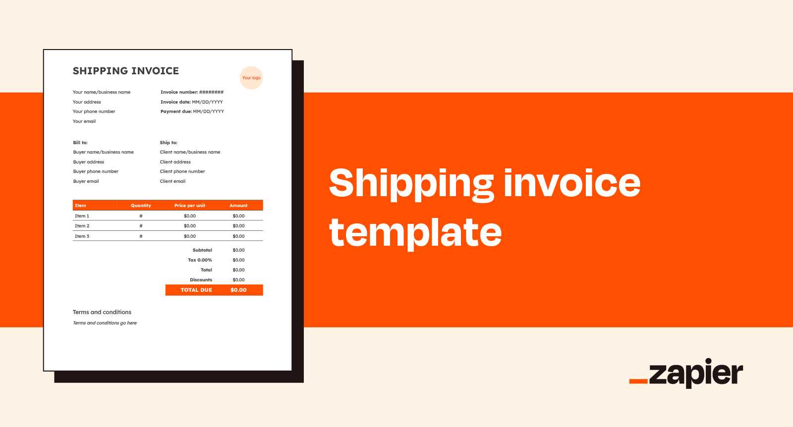 email invoice to client template