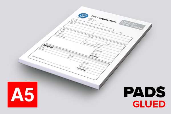 used car invoice template free uk