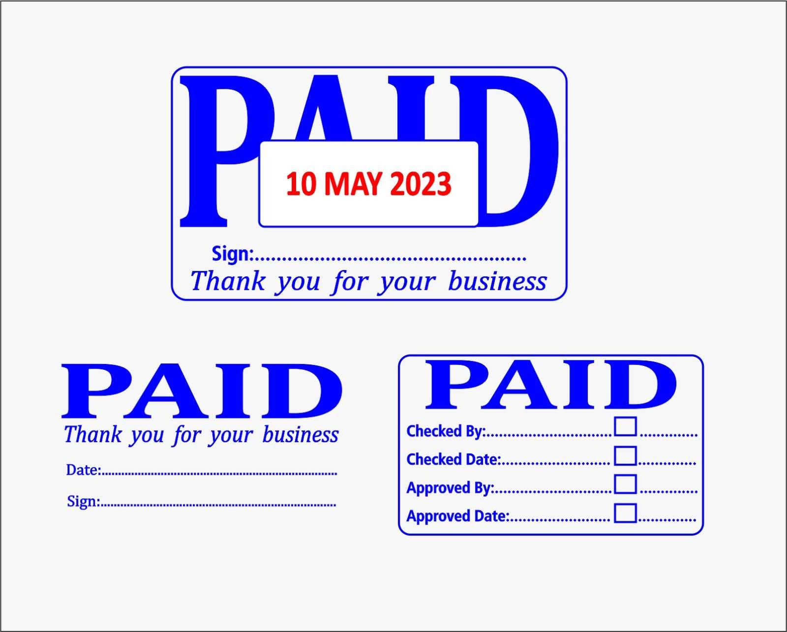 invoice approval stamp template