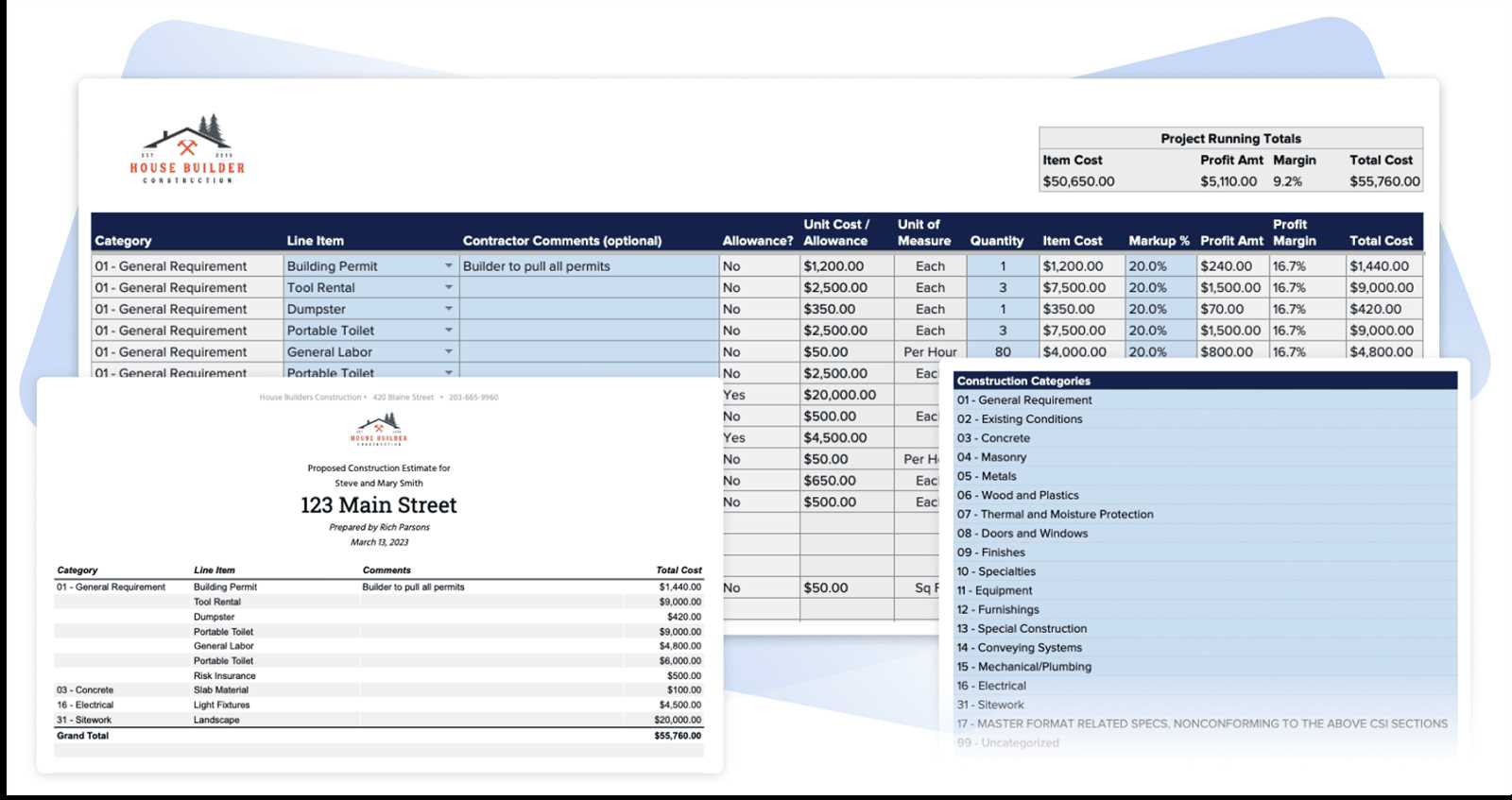 estimate invoice template free