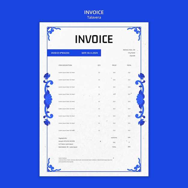 event invoice template