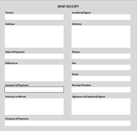 free rent invoice template word