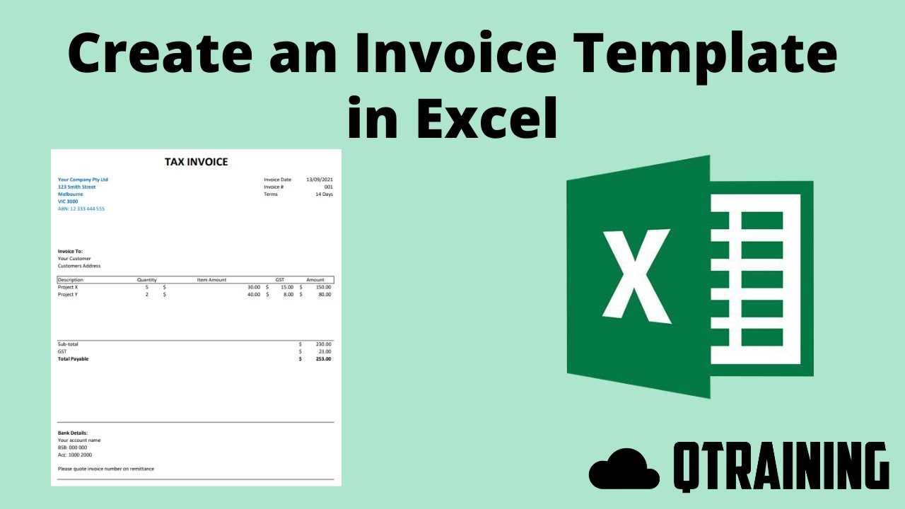 excel tax invoice template australia