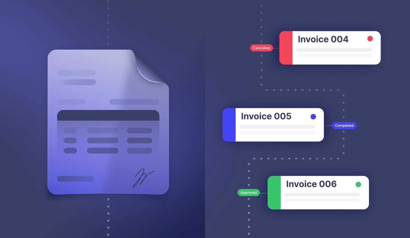 invoice tracking template