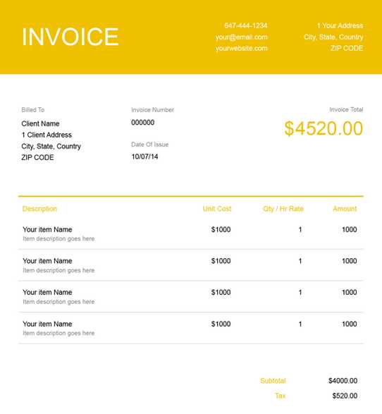 zoho invoice template free download