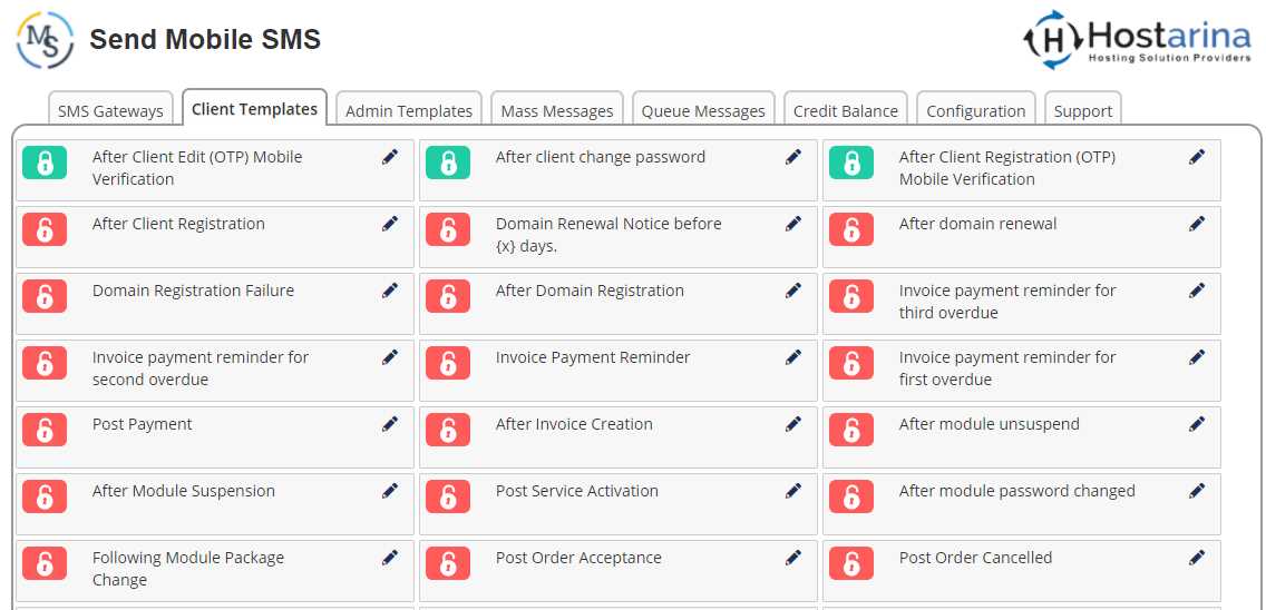 invoice sms template