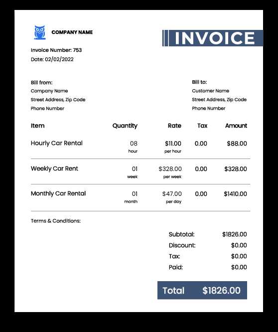 free billing invoice template excel