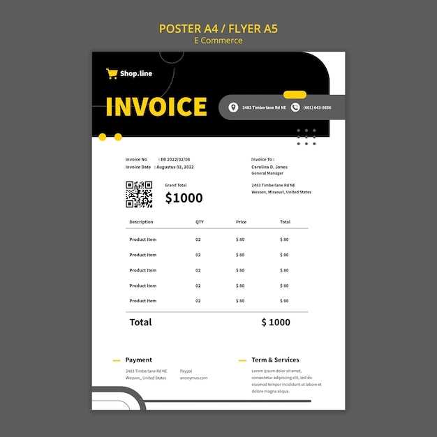 electronic invoice template free