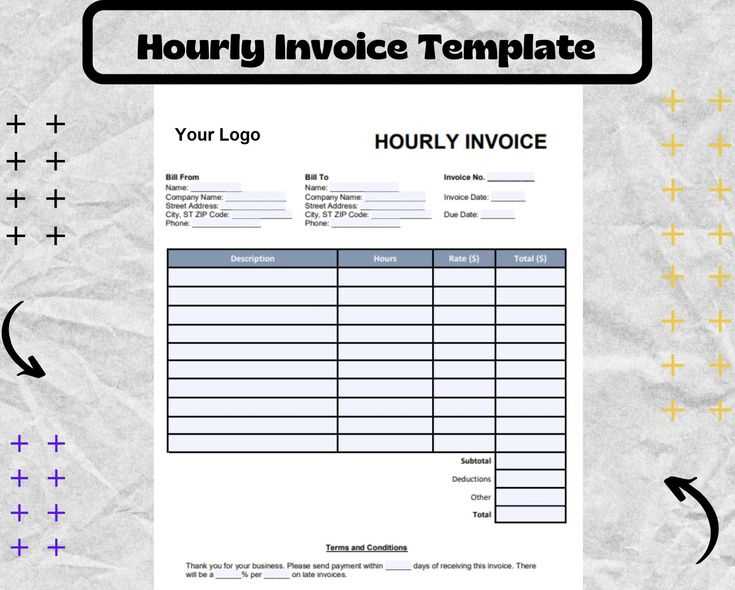 hourly invoice template word