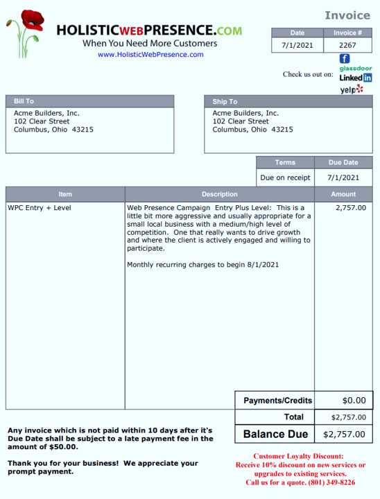 quickbooks customize invoice template