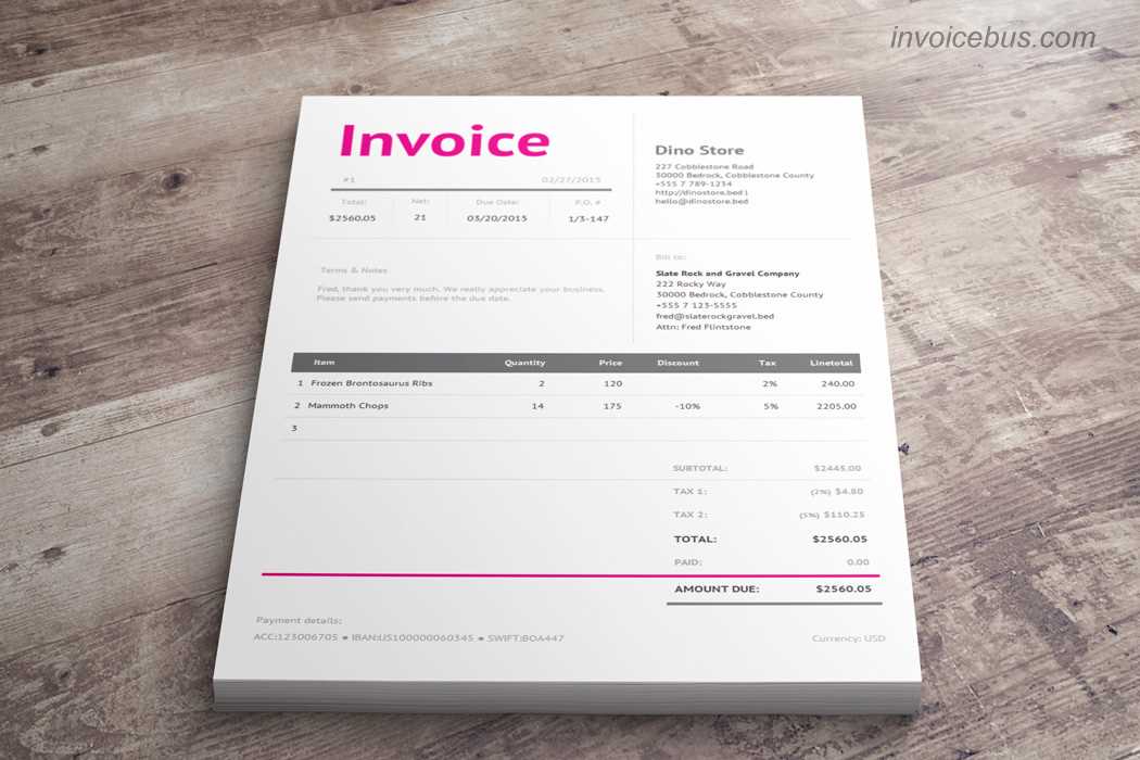 best free invoice templates