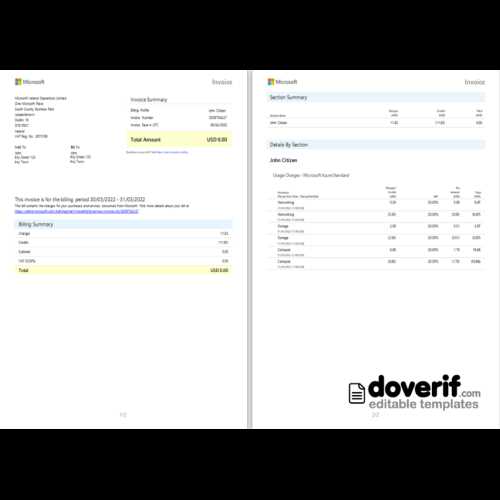 invoice ireland template