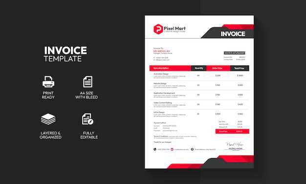 free modern invoice template