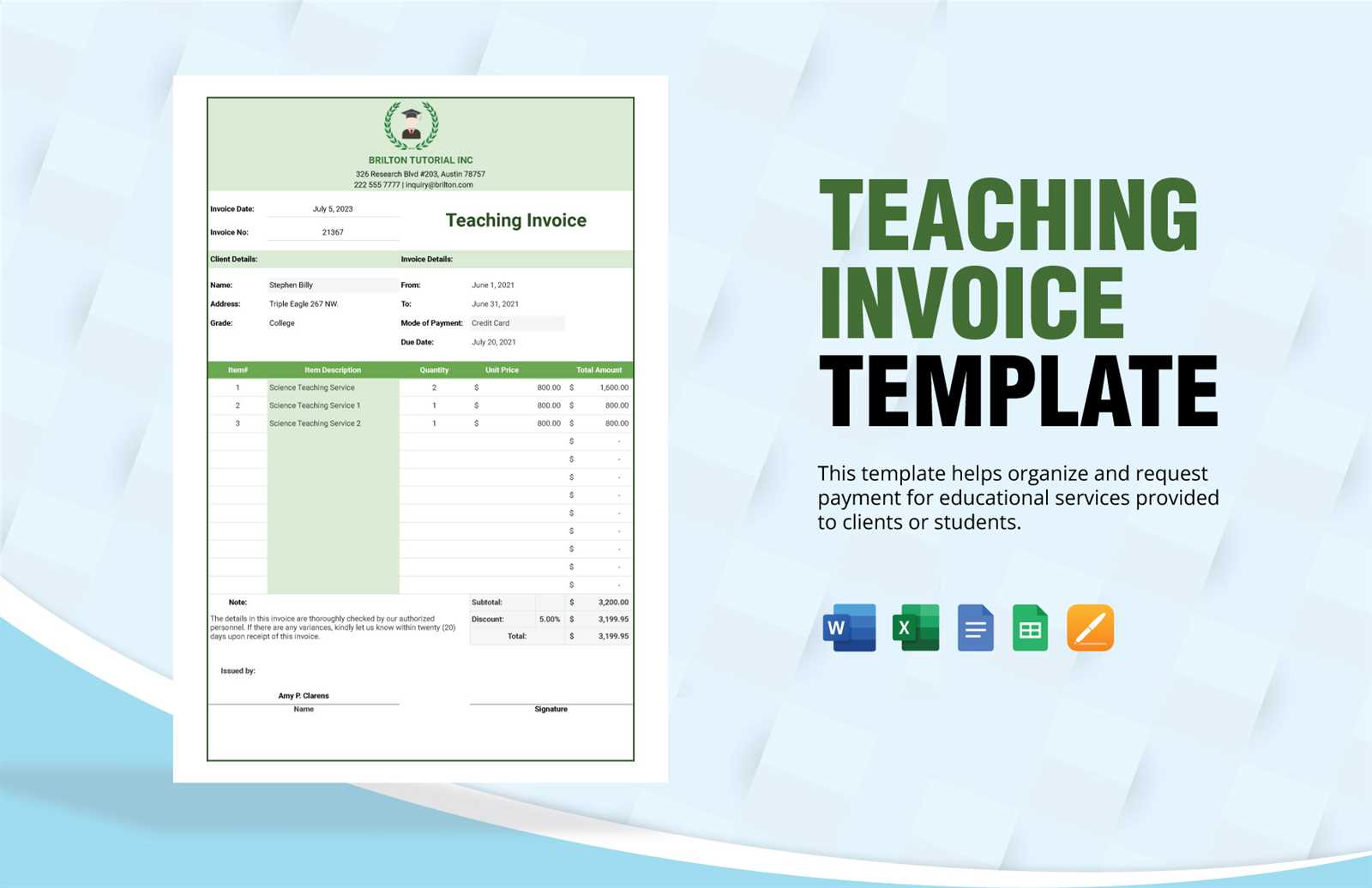 free online invoice templates microsoft excel