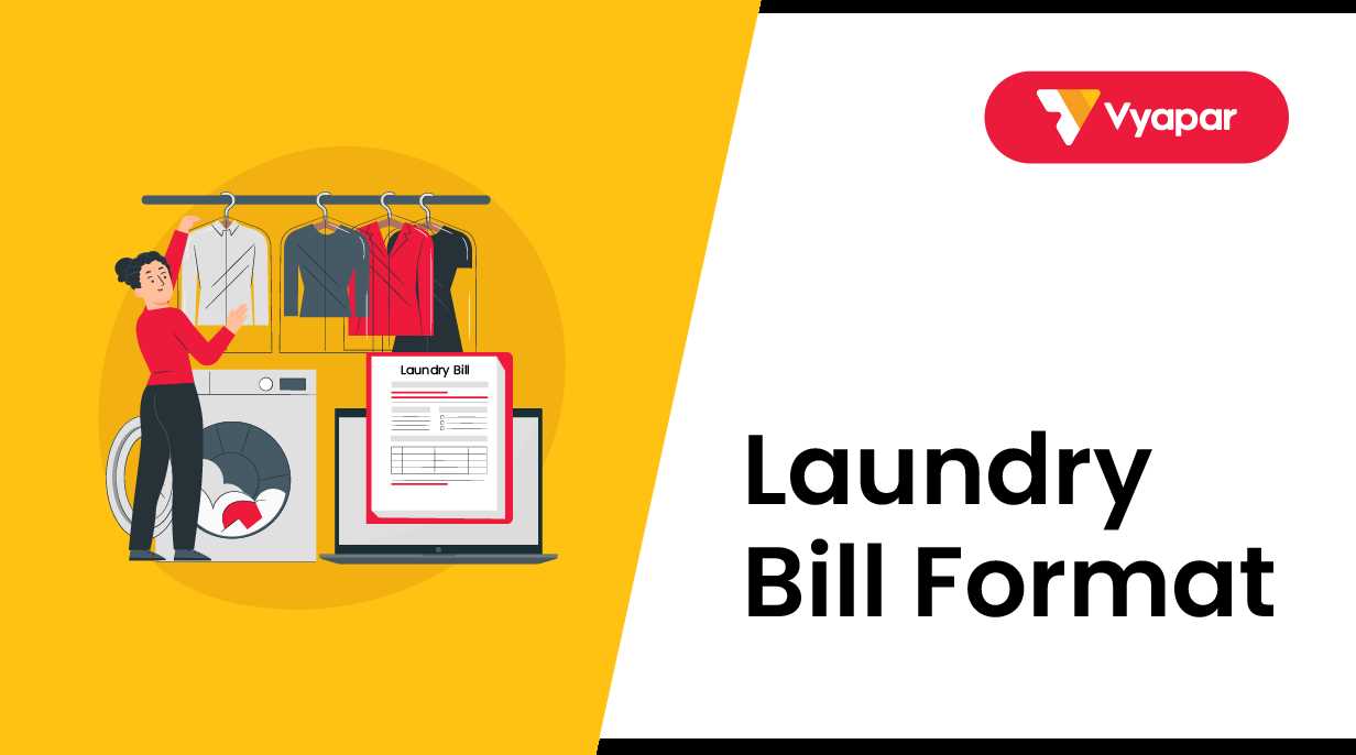 laundry invoice template