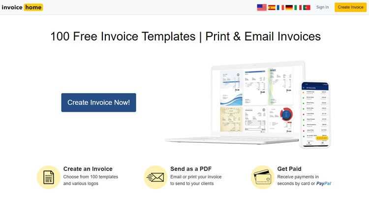 free paypal invoice template