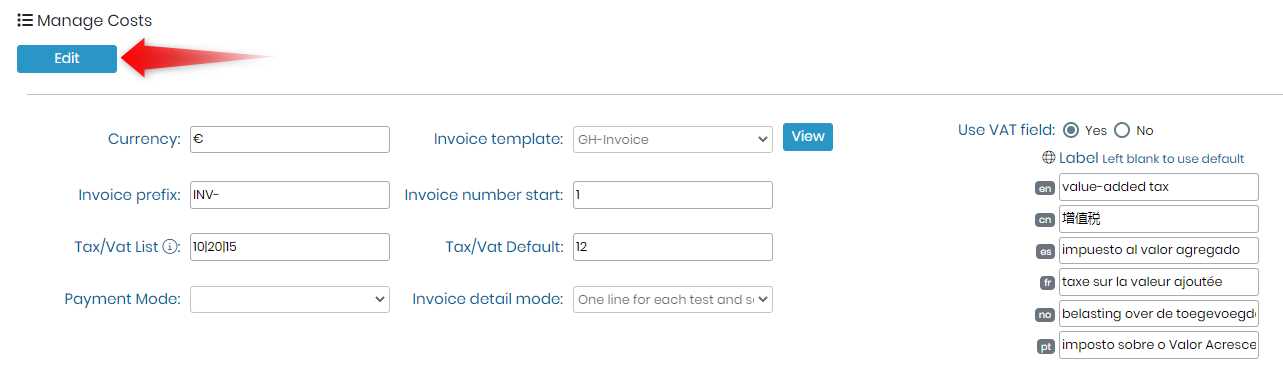 invoice template for textedit