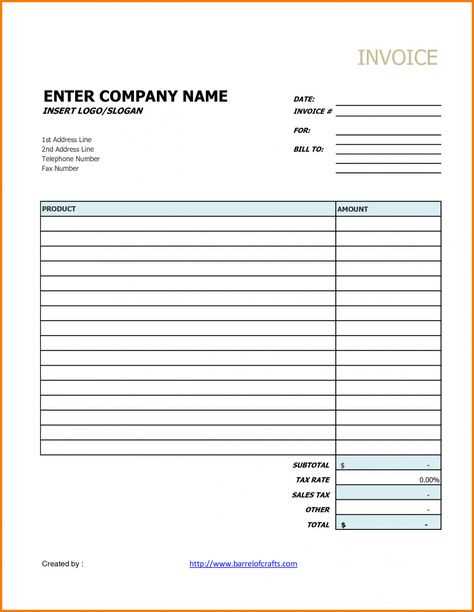 free snow removal invoice template