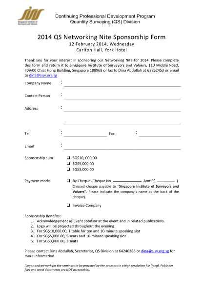 free sponsorship invoice template