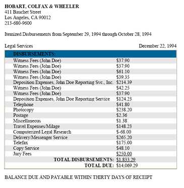 attorney billable hours invoice template