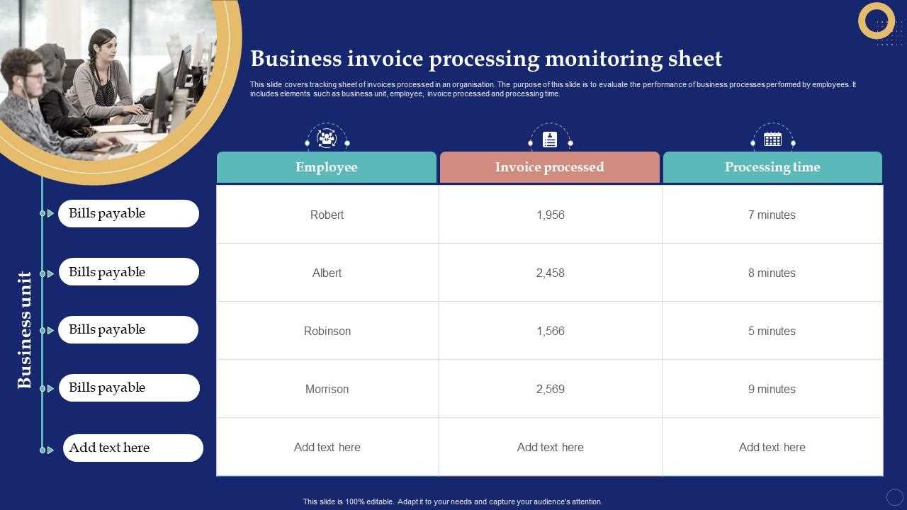 invoice management template
