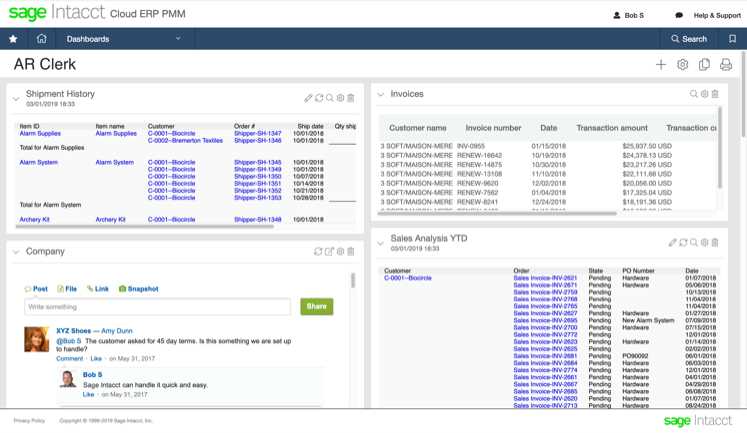 sage accounts invoice template