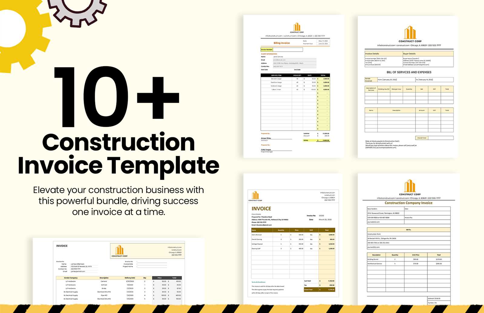 invoice template download free excel