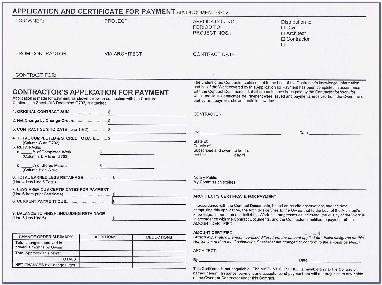 aia invoice template excel