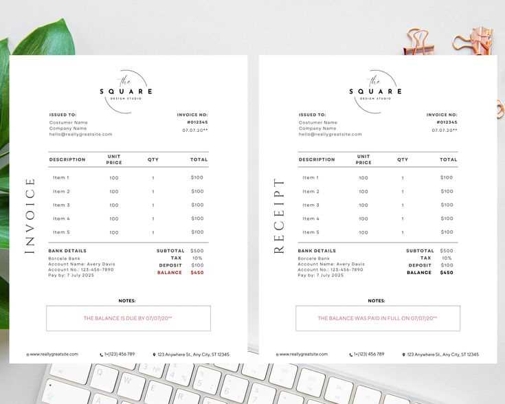 etsy invoice template