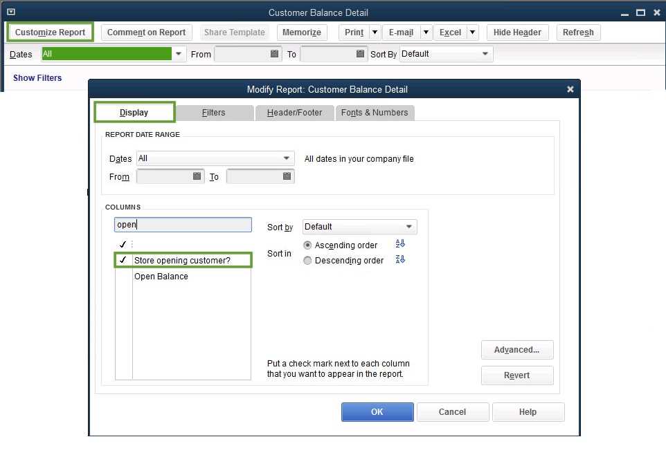 quickbooks how to change invoice template