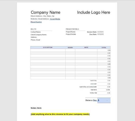 freelance web developer invoice template