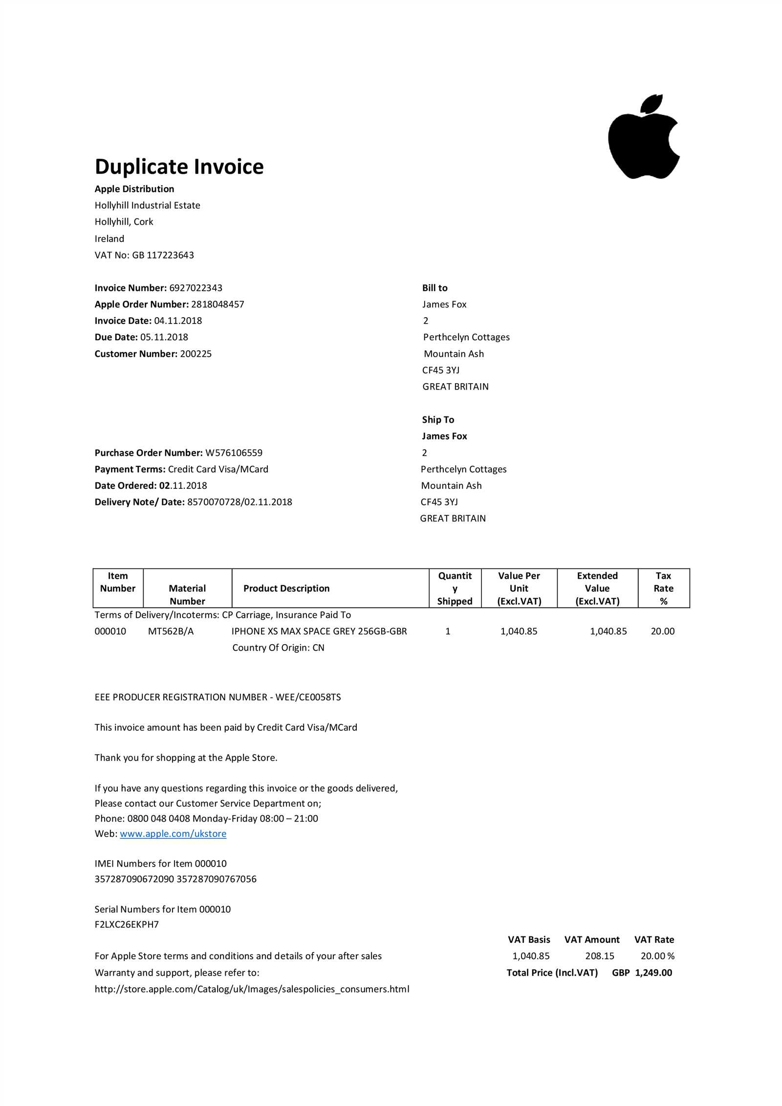 invoice template for macbook
