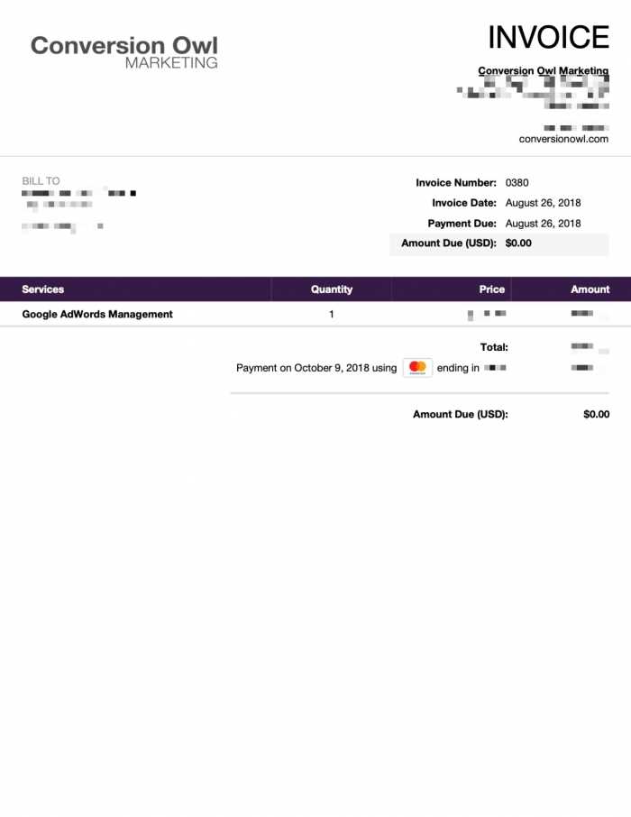 wave invoice template
