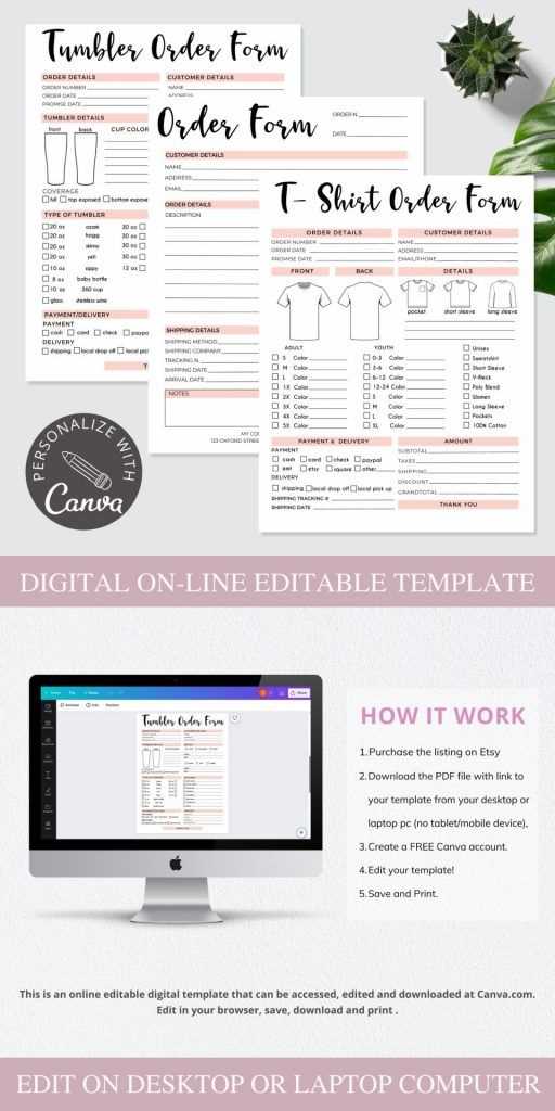 tumbler invoice template